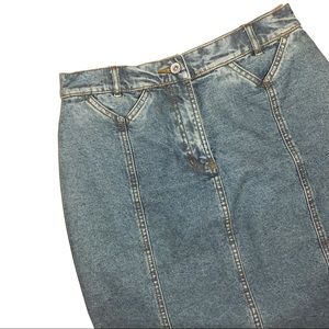 The Territory Ahead Denim skirt